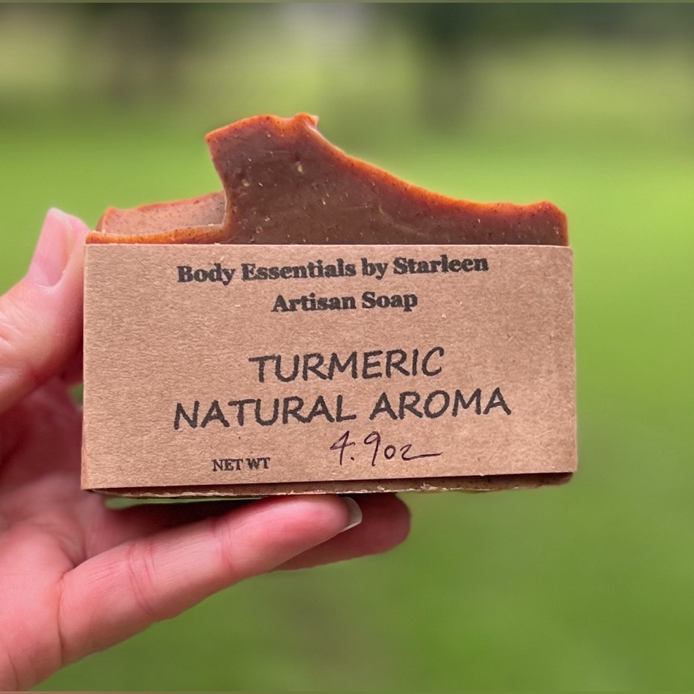 Handcrafted Soap - Artisan, Turmeric Unscented, Handcrafted by Me ❤️